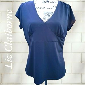 Liz Claiborne Black Blouse